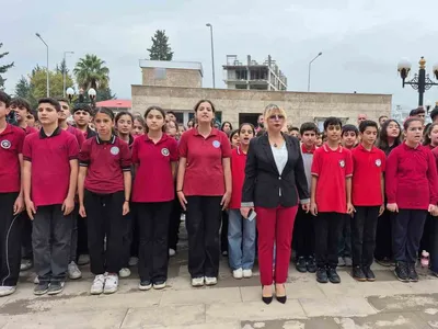 Cumhuriyetin 103. yılı Adıyaman'da çelenk ve saygı töreniyle anıldı