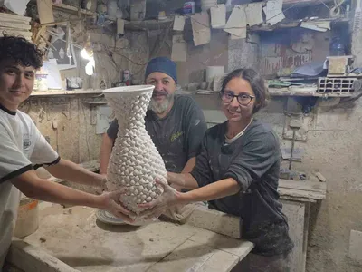Kütahya'da minik vazolardan yükselen dev eser: 6 aylık ustalık ürünü