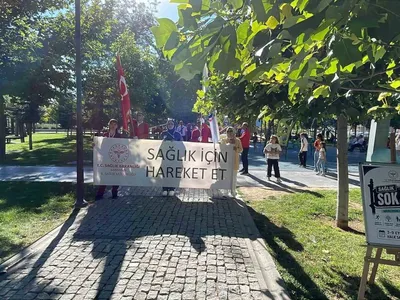 Karaman'da sağlık sokağı ve yürüyüşle hareket çağrısı