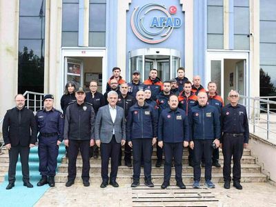 Düzce'de afet merkezinde yağışlara karşı seferberlik