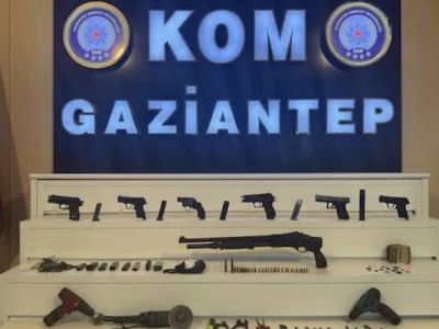Gaziantep'te yasa dışı silah ve tarihi eser operasyonu: 1 gözaltı