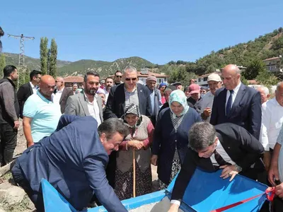 Ümük köyünde modern sulama ile bin dekar tarım arazisi suya kavuştu