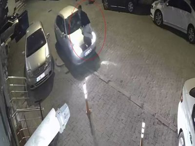 kaputta tehlikeli yolculuk bolu'da güvenlik kamerasına yansıdı