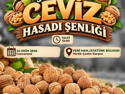 Çameli'de bereket buluşması: ceviz hasat şenliği 24 ekimde kutlanacak