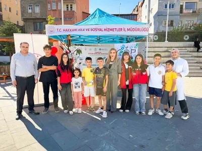 Hakkâri'de çocuklardan iklime tohumlu mesaj