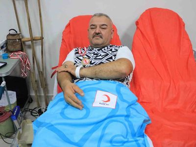 Okulda kan bağışıyla hem hayat hem fidan kazandırdılar