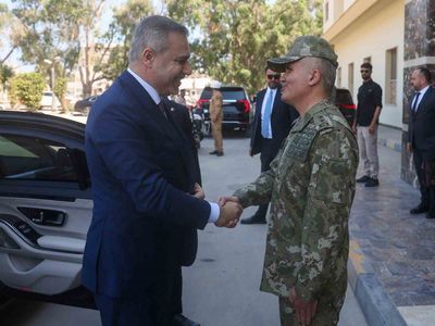 Trablus'ta Fidan'dan TSK Libya görev grubuna ziyaret