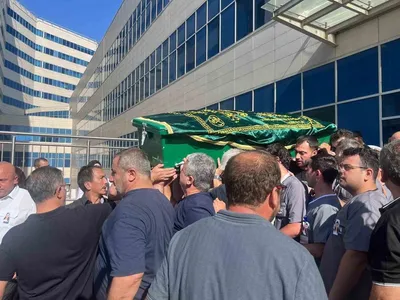 Gülcan Gürel için hastane bahçesinde veda töreni