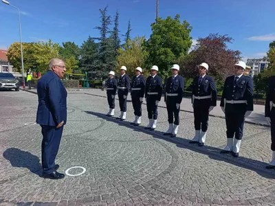Afyonkarahisar'da protokol ziyaretleri gerçekleştiren bakan Yaşar Güler