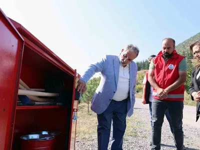 Ali Dağı'na kurulan yangın kalkanı ile erken müdahale hedefleniyor