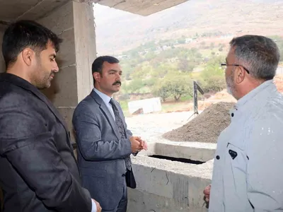 Kahta'da köy yatırımları sahada değerlendirildi
