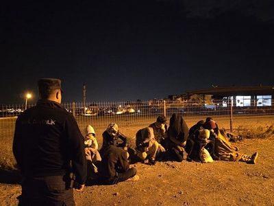 Seferihisar'da gece operasyonu: karada 8'i çocuk 15 düzensiz göçmen yakalandı
