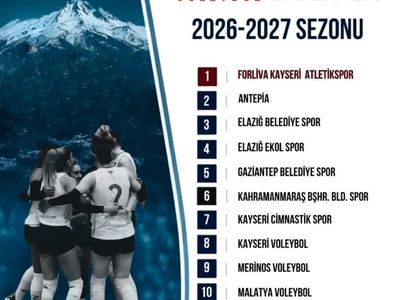 Kayseri Atletikspor sezona Nicer Hotel Voleybol maçıyla başlıyor