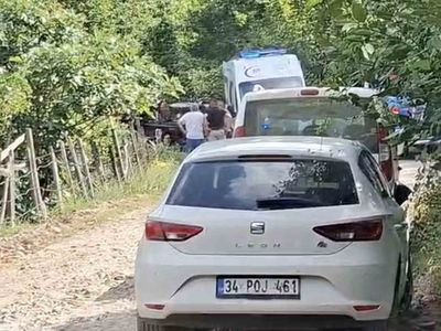Cide'de traktör duvara çarptı, sürücü ağır yaralandı