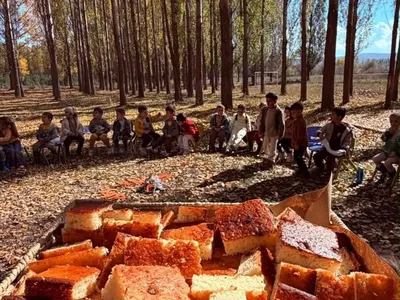 Aydıntepe'de miniklerin sonbahar sınıfı: yapraklarla öğrenme günü