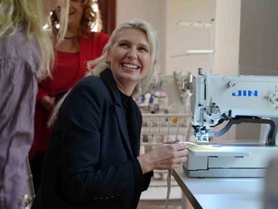 Bilecik'te kadın kooperatifinin atölyesi 8 yeni makineyle genişliyor