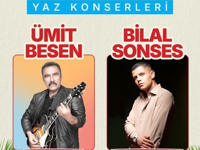 Aydın'da ağustos akşamları: Ümit Besen ve Bilal Sonses sahnede