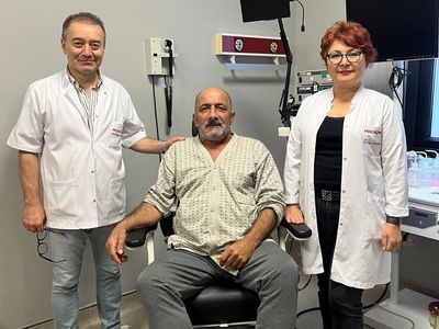 İki taraflı boyun diseksiyonu ile altı saatlik ameliyat sonucu dil tümörü çıkarıldı