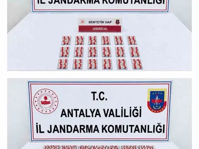 Antalyada iki ilçede operasyon: bin 358 sentetik hap ve üç tutuklu