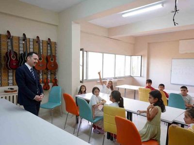 Kaymakam Hacı Osman Hökelekli yaz Kur’an kursu öğrencileriyle bir araya geldi