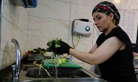 Antalya Büyükşehir EKDAĞ'da Ozonla Gıda Hijyeni