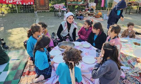 Sultanhisar'da Kabaca İlkokulu'ndan 'Köklerden Geleceğe' Yerli Malı Şöleni