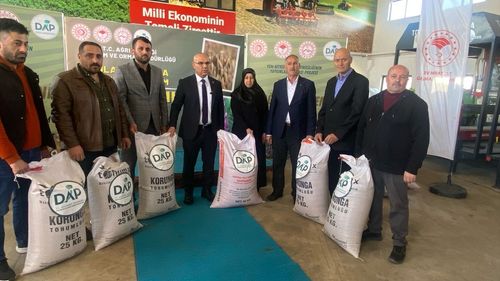 Ağrı'da Çiftçilere 120 Ton Tohum Desteği Verildi