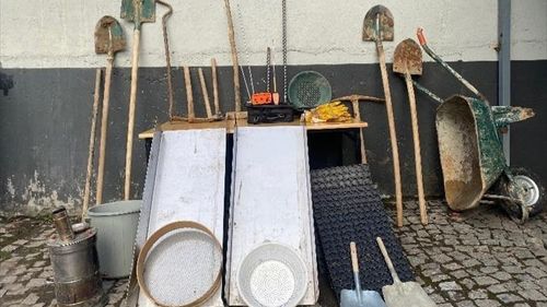 Erzurum'da İzinsiz Kazı Yapan 4 Şüpheli Gözaltına Alındı