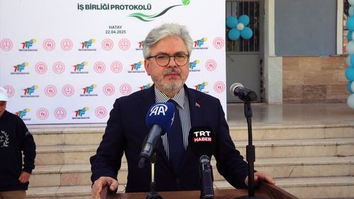 Hatay'da 'Haydi Tenise' Projesinin Tanıtımı Yapıldı