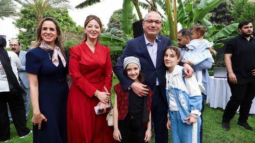 Kahire Büyükelçiliği'nde 23 Nisan, Filistinli Çocuklarla Coşkuyla Kutlandı