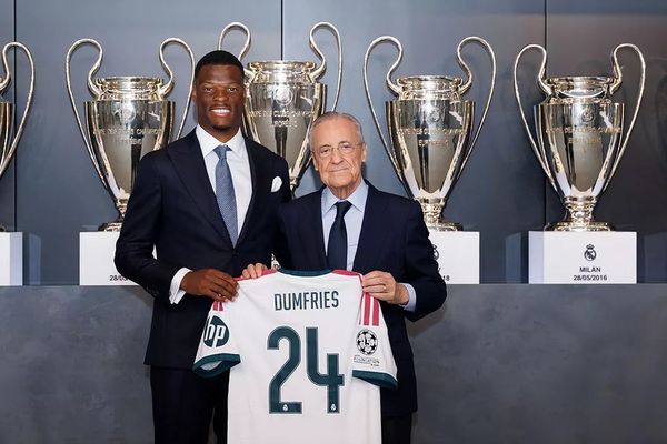 Real Madrid kadrosuna deneyimli bek Denzel Dumfries'i kattı