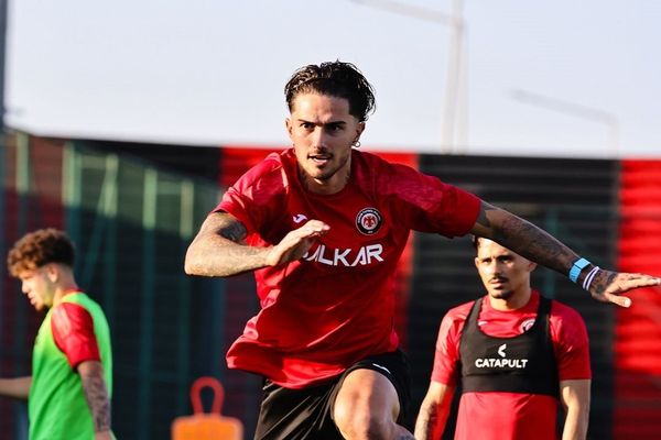 Çorum FK Kasımpaşa maçı öncesi taktik prova yaptı
