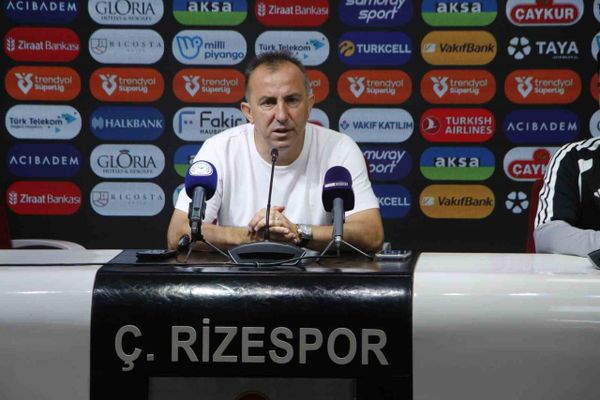 Rizespor teknik direktörü Uçar: 8 isabetli şut var ama taraftarı mutlu edemedik