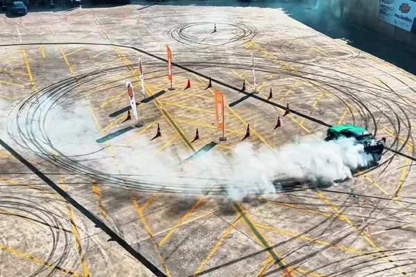 Gebze'de drift rüzgarı sosyal alana taştı