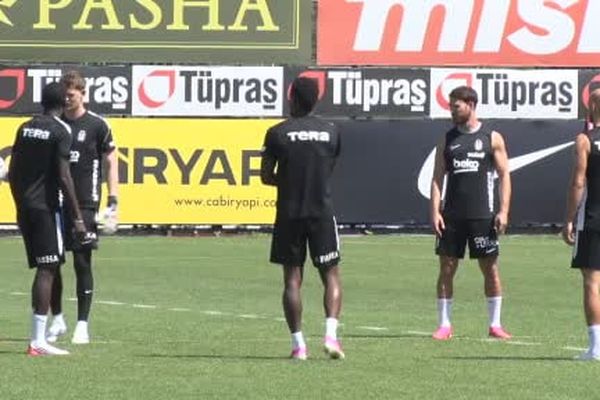Hazırlıklar tamam: Beşiktaş, Hradec Kralove maçı için taktik prova yaptı