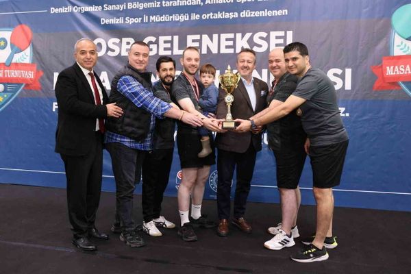 Denizli OSB'de maç heyecanı: Bahar Tekstil ana tabloda, Denizli OSB klasmanda şampiyon