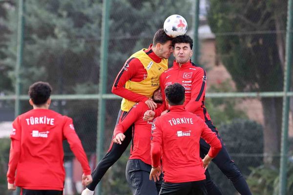 Ümit milliler son antrenmanını tamamladı: Macaristan maçı öncesi prova
