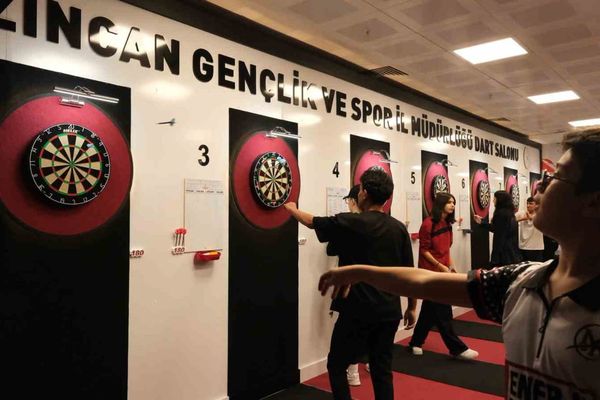 Erzincan'da dart buluşması: amatör spor haftasında il birinciliği sahaya indi