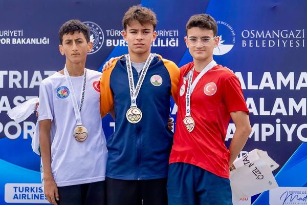 Bandırma'dan triathle şampiyonasında dört derecelik başarı