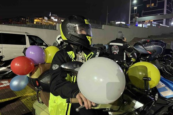 Motorcular umut için kenetlendi: Ali Yiğit için balonlar motorsikletlerde kaldı