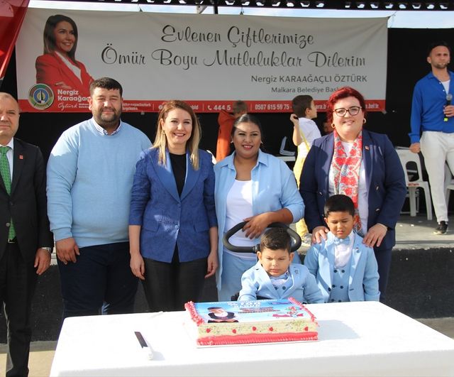 Tekirdağ'da SMA'lı Hulusi Sert için mavi balonlar uçuruldu