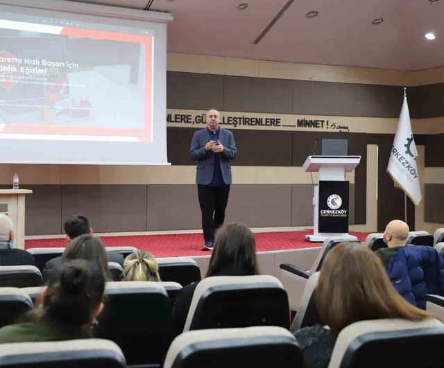 Tekirdağ'da E-Ticaret ve Dijital Dönüşüm Semineri — Çerkezköy TSO Önderliğinde