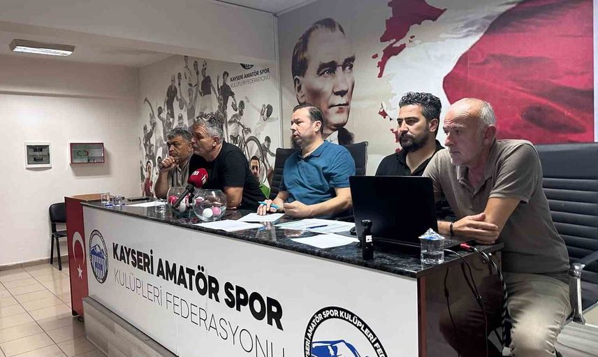 Kayseri amatör kümede takımlar ve ilk hafta randevuları netleşti