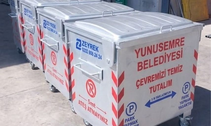 Konteynerlere ikinci hayat: Yunusemre'de kaynaklar geri dönüştürülüyor