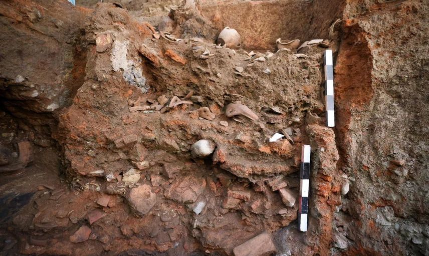 Rustaveli'de ortaya çıkan 10. yüzyıl seramikleri Tiflis'in geçmişine ışık tuttu