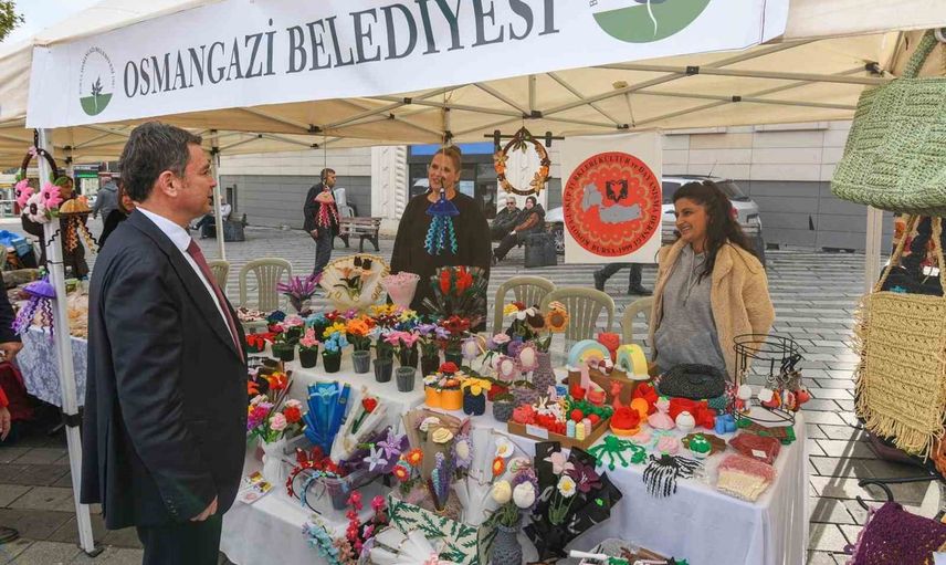 Cumhuriyet coşkusunu üretime dönüştüren Osmangazi'nin kadın girişimcileri