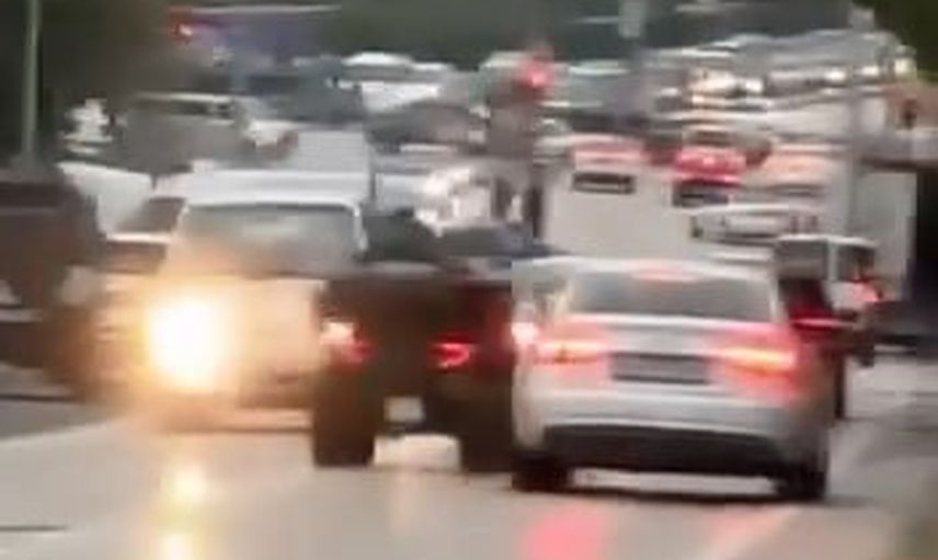Atv sürücüsünün drift görüntüleri Nilüfer'de kaydedildi