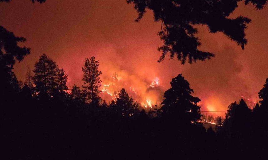British Columbia'da Bald Range yangınında bir kişi yaşamını yitirdi
