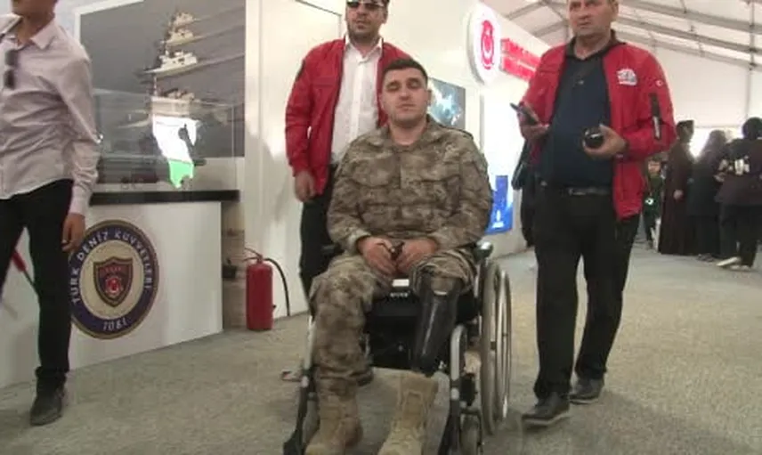 Karabağ gazisinin TEKNOFEST ziyaretinde birlik mesajı: 'Allah askerlerimizi korusun'
