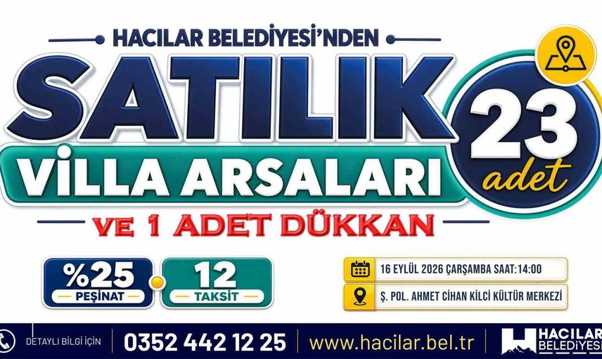 Akyazı Mahallesi'nde yatırım ve konut fırsatı: 23 villa arsası ve 1 dükkân ihaleye çıkıyor